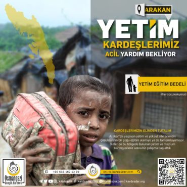 arakanlı yetimlere eğitim yardımı