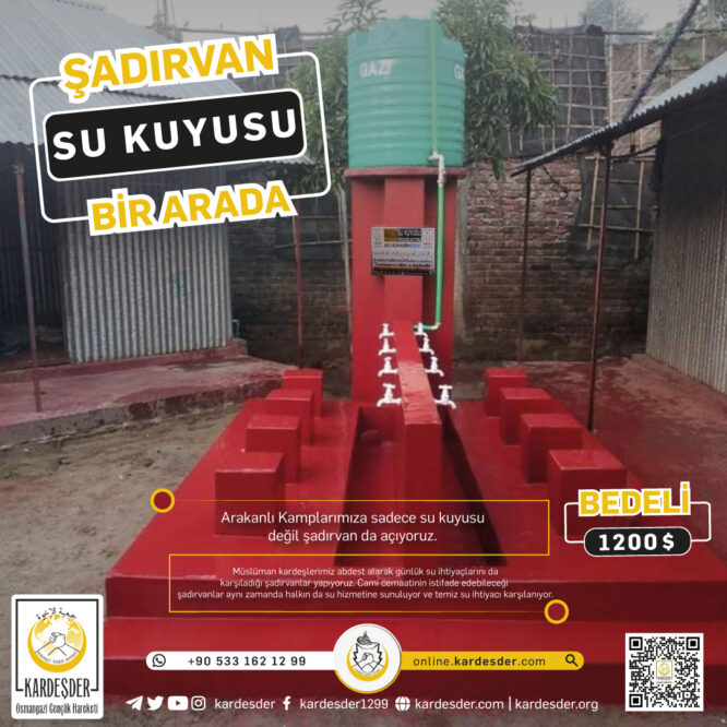 arakan şadırvan ve su kuyusu