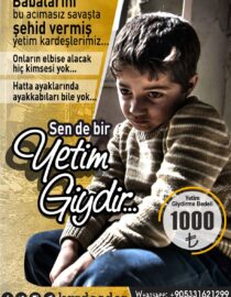 BU BAYRAM SEN DE BİR YETİM GİYDİR